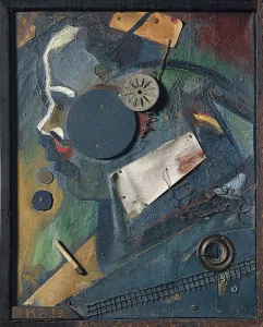 Dada Prints: Merzbild 1A (The Psychiatrist), 1919. Artist: Schwitters, Kurt (1887-1948)