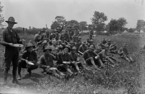 Us Army Prints: Mess, between c1915 and c1920. Creator: Bain News Service