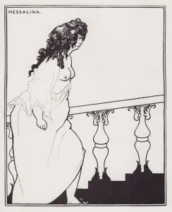 Dishevelled Prints: Messalina returning from the Bath, 1897. Creator: Aubrey Beardsley