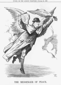 Radical Gallery: The Messenger of Peace, 1887. Artist: Joseph Swain