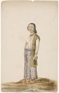 Mixed Race Prints: Mestizo woman, c.1675-c.1725. Creator: Anon
