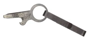 Pullman Company Prints: Metal bottle opener carried by Robert Thomas, ca. 1920. Creator: Unknown