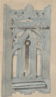 Metal Keyplate for Church, second half 19th century. Creator: Anon Metal Keyplate for Church, second half 19th century. Creator: Anon