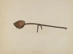 Albert Geuppert Prints: Metal Ladle, c. 1938. Creator: Albert Geuppert