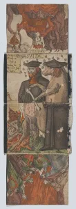 Metamorphic picture, 16th century. 16th century. Creator: Anon