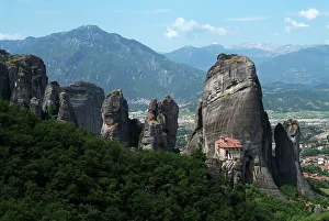 Monasteries Prints: Meteora, Greece, 2003. Creator: Ethel Davies