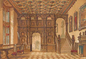 Methley Hall, c1845, (1864)