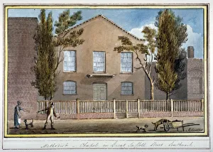 Methodist Collection: Methodist Chapel, Great Suffolk Street, Southwark, London, 1825. Artist: G Yates