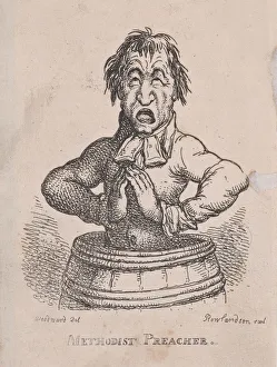 Methodist Preacher, April 1808. April 1808. Creator: Thomas Rowlandson