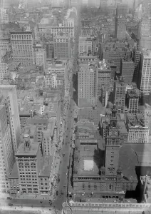 Birds Eye View Prints: From Metropolitan Building, between c1915 and c1920. Creator: Bain News Service