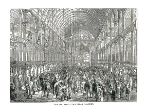 Meat Market Prints: The Metropolitan Meat Market, 1878