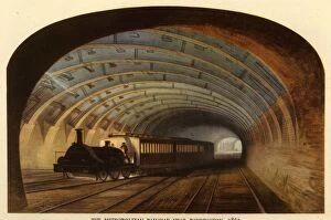 The Metropolitan Railway near Paddington, 1863, 1945. Creator: Unknown