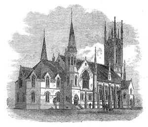 Wesleyan Prints: Metropolitan Wesleyan Church, Toronto, 1872. Creator: Unknown