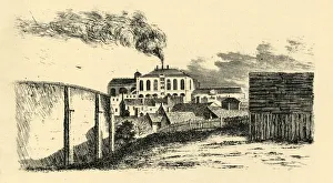 Brewery Prints: Meuxs Brewhouse (built about 1796), 1808, (1925). Creator: Unknown