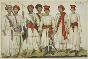 Indian Army Prints: Mewatties, 1820-1830. Creator: Unknown