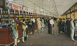 Choice Gallery: Mexicali Beer Hall, The Longest Bar in the World, c1939