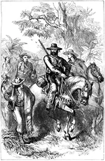 Guerrilla Prints: Mexican filibusters on the march, mid 19th century(c1880)