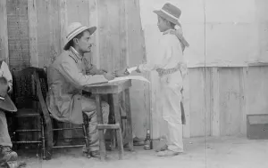 Mexico Central America Prints: Mexican soldier -- 16 yrs. old, between c1910 and c1915. Creator: Bain News Service