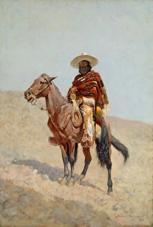American West Gallery: A Mexican Vaquero, 1890. Creator: Frederic Remington
