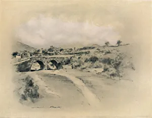 Dorothy Prints: A Mexican Village, 1903. Artist: Mortimer L Menpes