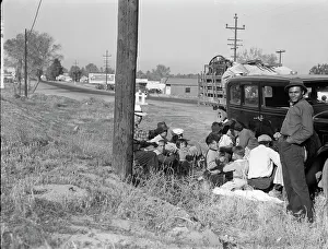 Immigrant Prints: Mexicans bound for the Imperial Valley to harvest peas