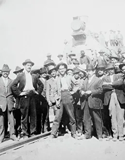 Hands On Hips Prints: Mexico - special train sent for body of De Las Rias