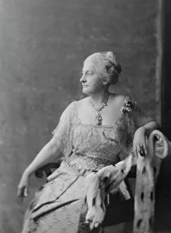 La Vieillesse Prints: Meyer, C.F. Mrs. portrait photograph, 1916. Creator: Arnold Genthe