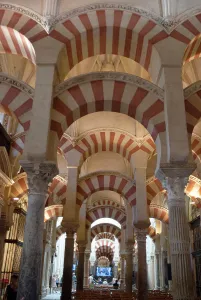 Hispano Arabic Prints: The Mezquita, Cordoba, Spain, 2023. Creator: Ethel Davies