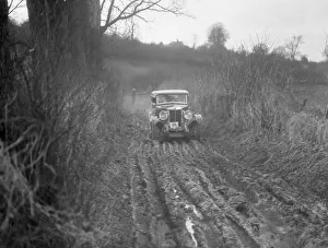 MG 18 / 80 of N Chichester-Smith competing in the MG Car Club Trial, Kimble Lane, Chilterns, 1931