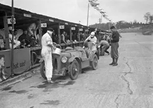 Earl Of March Gallery: MG C type of the Earl of March and CS Staniland, JCC Double Twelve race, Brooklands, 8 / 9 May 1931