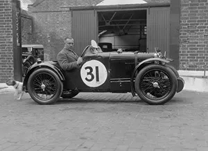 Rac Tt Prints: MG C type Midget of Cyril Paul at the RAC TT Race, Ards Circuit, Belfast, 1932. Artist