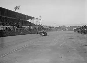 Belfast Gallery: MG C type Midget of Cyril Paul and Riley of Edgar Maclure, RAC TT Race, Ards Circuit, Belfast, 1932