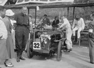Rac Tt Prints: MG C type Midget of Goldie Gardner at the RAC TT Race, Ards Circuit, Belfast, 1932
