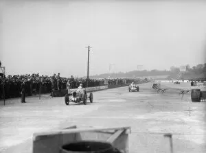 Brooklands International Trophy Gallery: MG cars of Doreen Evans and John Henry Tomson Smith, JCC International Trophy, Brooklands, 1936