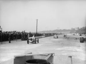 Brooklands International Trophy Gallery: MG cars of Doreen Evans and John Henry Tomson Smith, JCC International Trophy, Brooklands, 1936