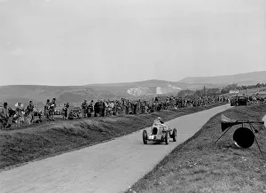 Lewes Prints: MG of Denis Evans competing at the Lewes Speed Trials, Sussex, 1938. Artist: Bill Brunell