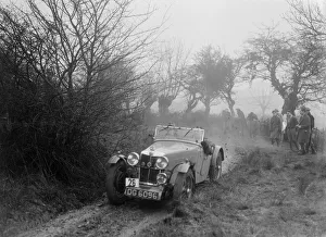 Winchcombe Prints: MG F type of GF Horan at the Sunbac Colmore Trial, near Winchcombe, Gloucestershire, 1934