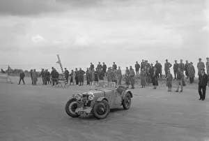Steering Prints: MG J2 of AWF Smith competing in the RSAC Scottish Rally, 1934. Artist: Bill Brunell