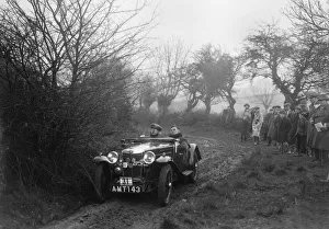 Winchcombe Prints: MG J2 of E Dimond at the Sunbac Colmore Trial, near Winchcombe, Gloucestershire, 1934