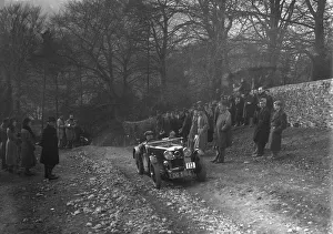 Haden Prints: MG J2 of WH Haden climbing Nailsworth Ladder, Sunbac Colmore Trial, Gloucestershire, 1934