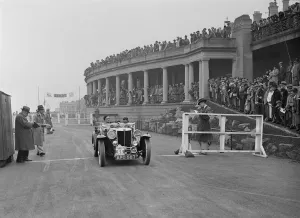 Spencer Prints: MG of JH Spencer competing in the Blackpool Rally, 1936. Artist: Bill Brunell