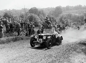Magnette Prints: MG K3 Magnette prototype, Amersham hill climb