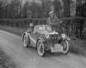 MG M Type, officials car at the MG Car Club Trial, 1931. Artist: Bill Brunell