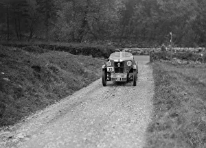 Symons Prints: MG M type of HE Symons competing in the MCC Sporting Trial, 1930. Artist: Bill Brunell