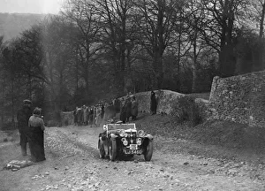 MG Magna of EH Banfield climbing Nailsworth Ladder, Sunbac Colmore Trial, Gloucestershire, 1934