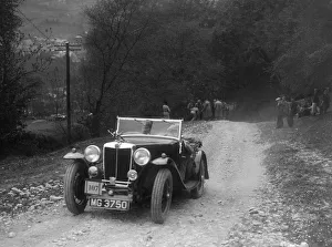 Cotswolds Prints: MG Magnette competing in a motoring trial, Nailsworth Ladder, Gloucestershire, 1930s