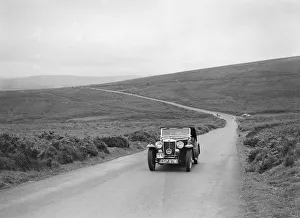 MG Magnette of H Koppenhagen competing at the MCC Torquay Rally, July 1937. Artist: Bill Brunell