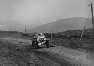 MG Magnette of SM Harrocks competing in the Sunbac Inter-Club Team Trial, 1935. Artist