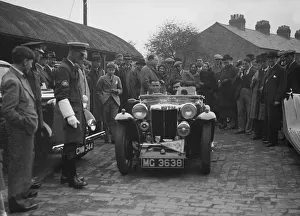Sears Prints: MG PA of AC Sears at the RAC Rally, 1939. Artist: Bill Brunell