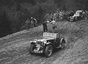 Clare Gallery: MG PA of D Clare competing in the MCC Edinburgh Trial, Roxburghshire, Scotland, 1938
